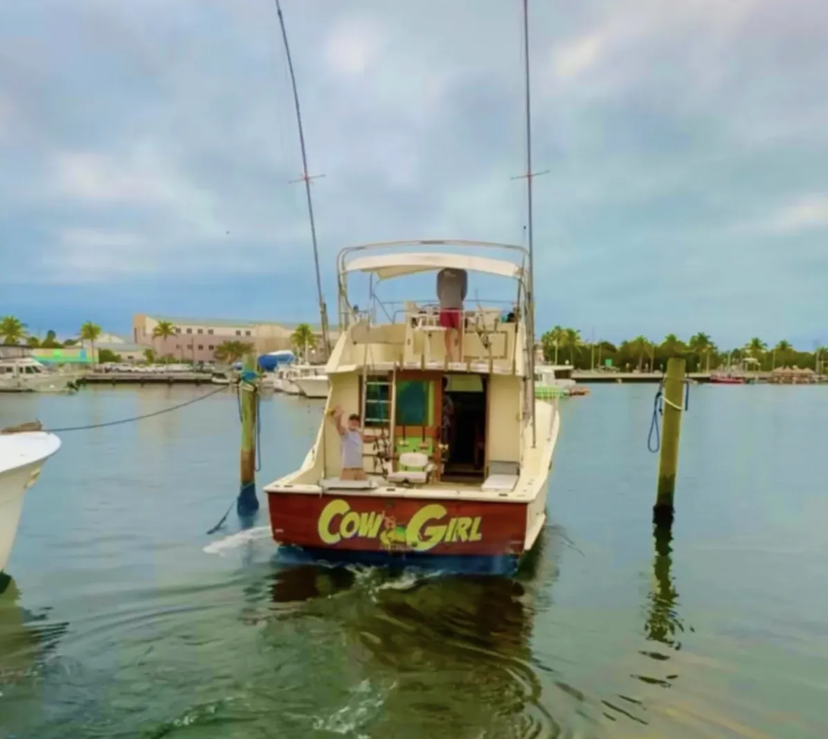 Cowgirl – 45' Hatteras fishing charter in Key West