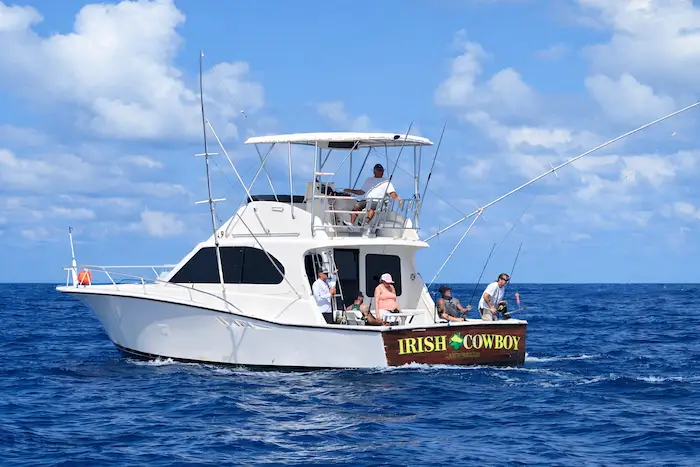 Irish Cowboy – 36' Hatteras Sportfisher offshore fishing, Key West FL