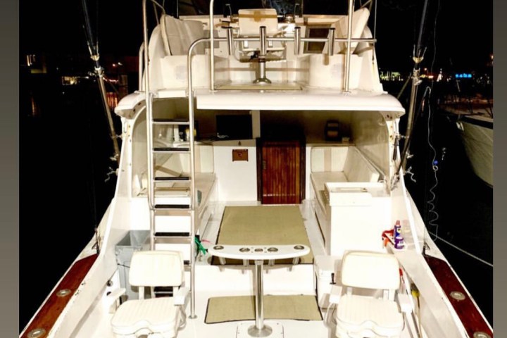 a boat sitting on top of a table