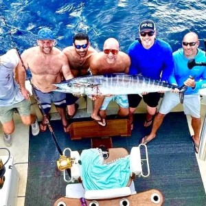 a group of people on a boat